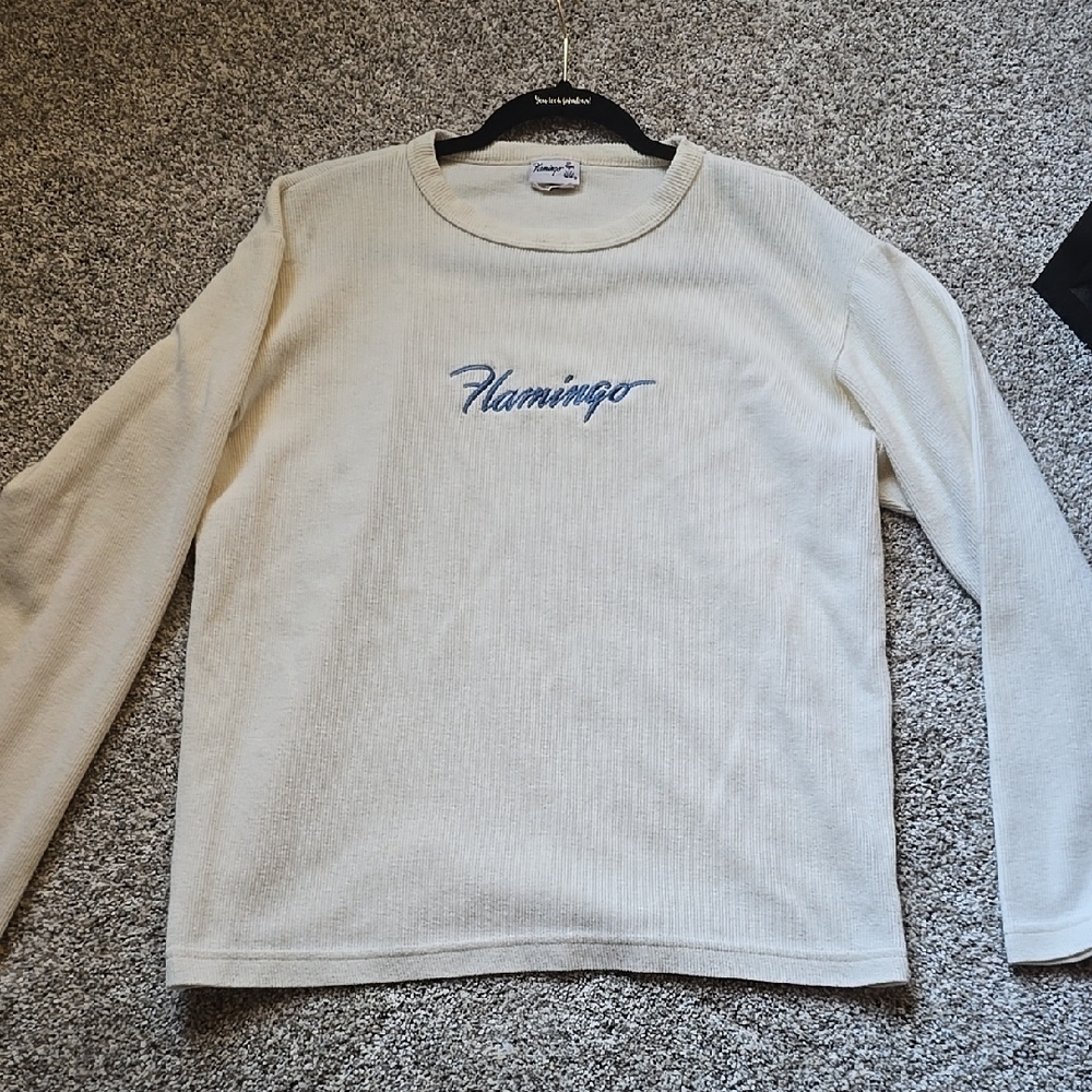 FLAMINGO VINGATE CORDUROY  LONG SLEEVE SWEATER SIZE MED🔥